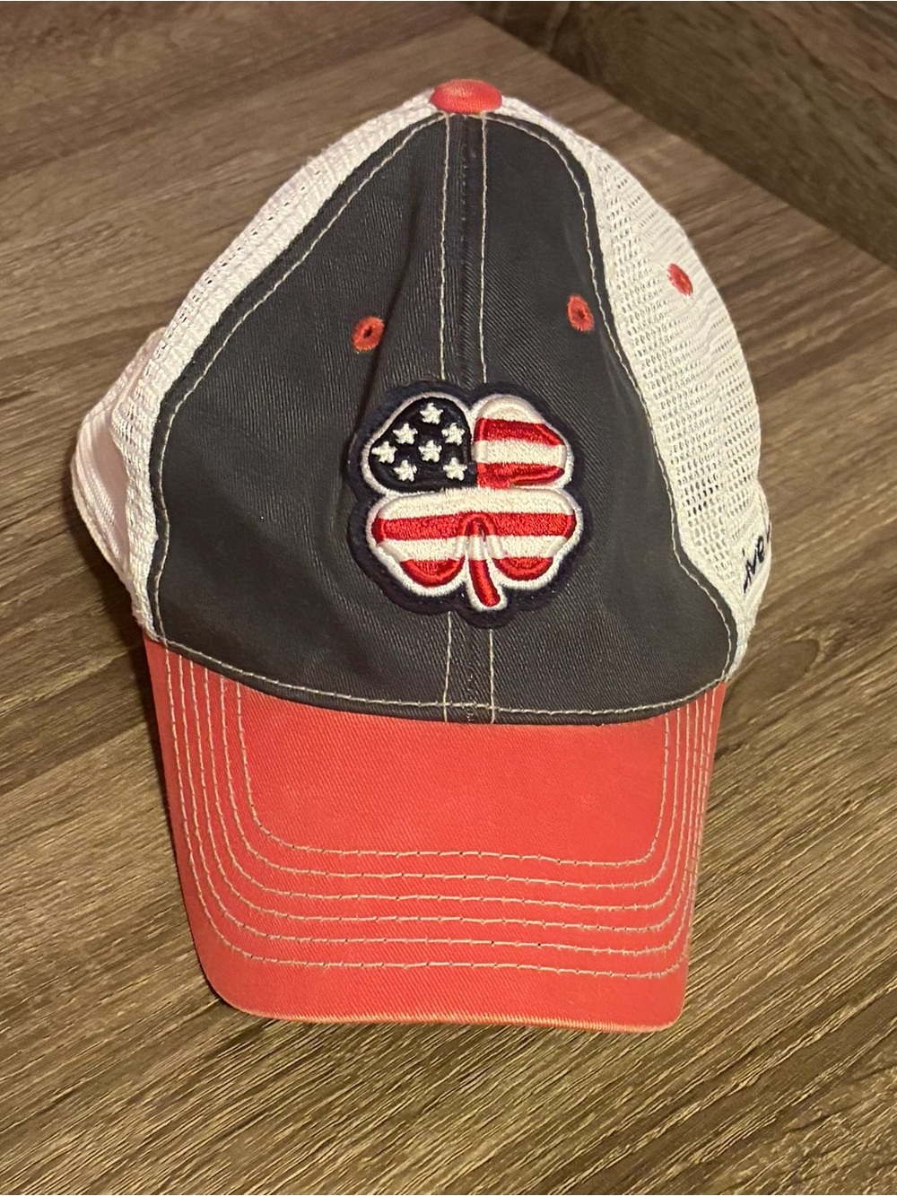 Black Clover Ford American Flag Trucker Hat Vintage Cap Red White Navy One Size